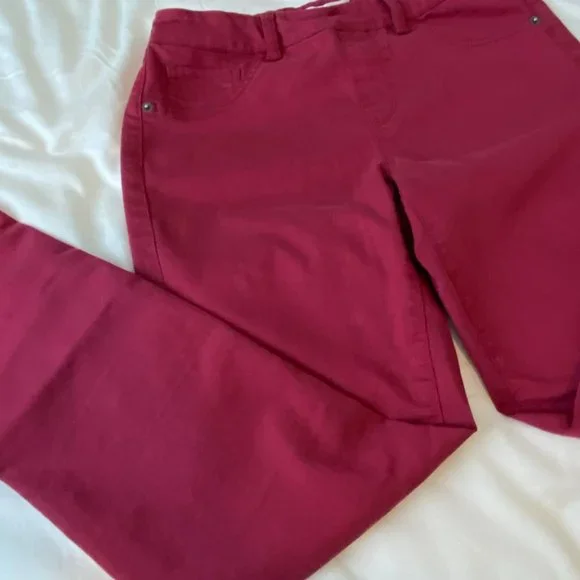 Ricki's Raspberry Red Color Skinny pants size 4 - Picture 3 of 6
